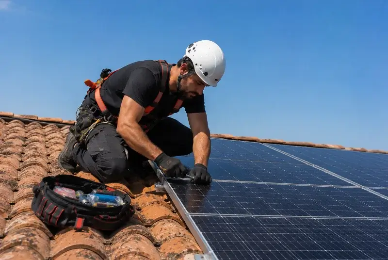 Maintenance et monitoring de panneaux solaires à Lucinges