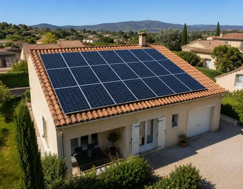 Prime à l'autoconsommation panneaux solaires Lucinges — aide financière de l'État